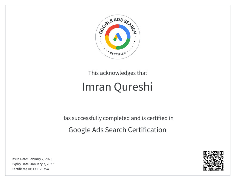 Google Ads Search Certification