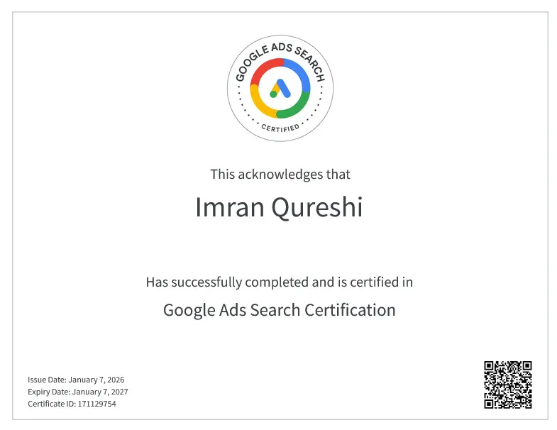 Google Ads Search Certification