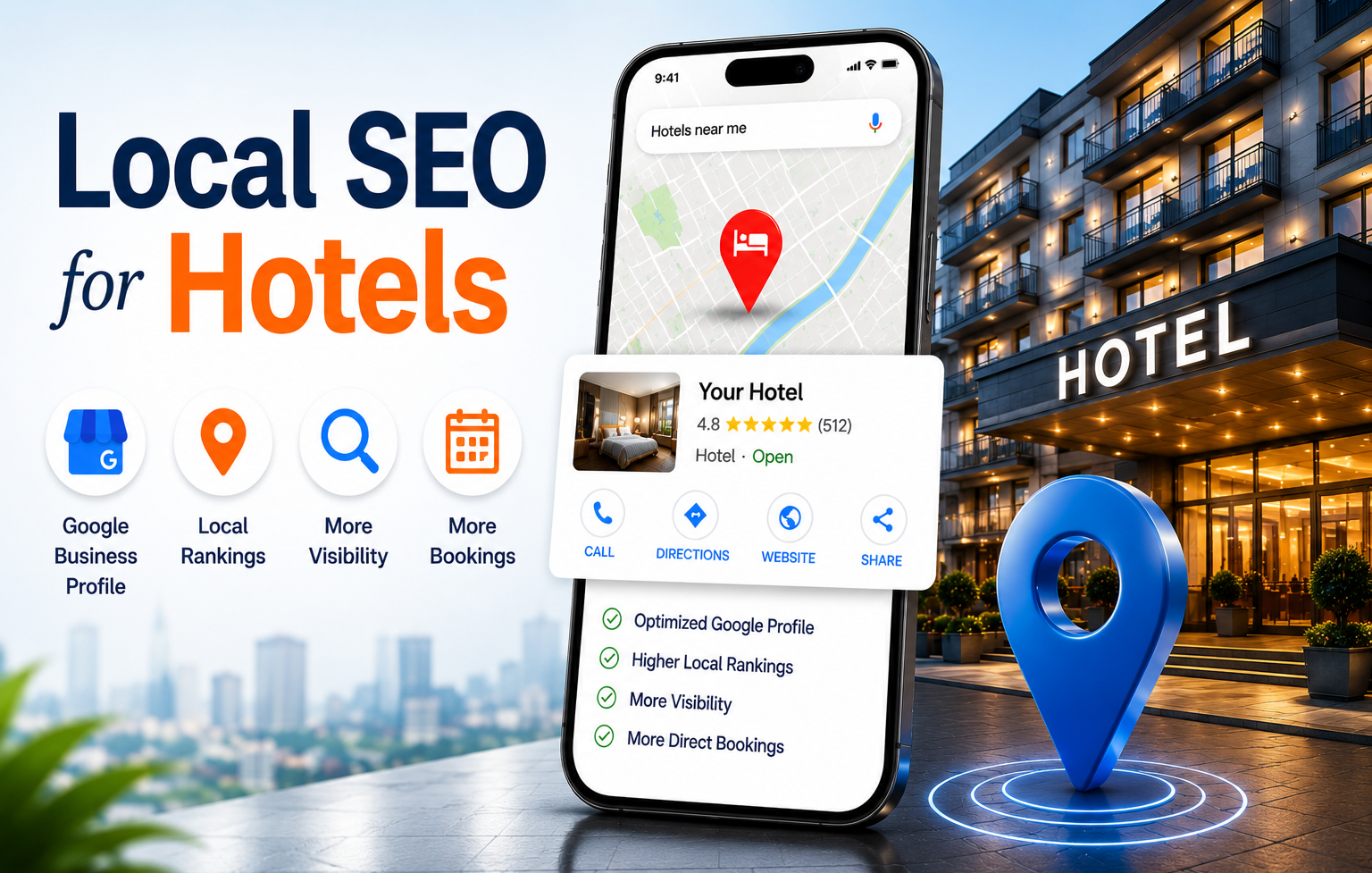 Local SEO for Hotels: How to Rank Higher on Google Maps